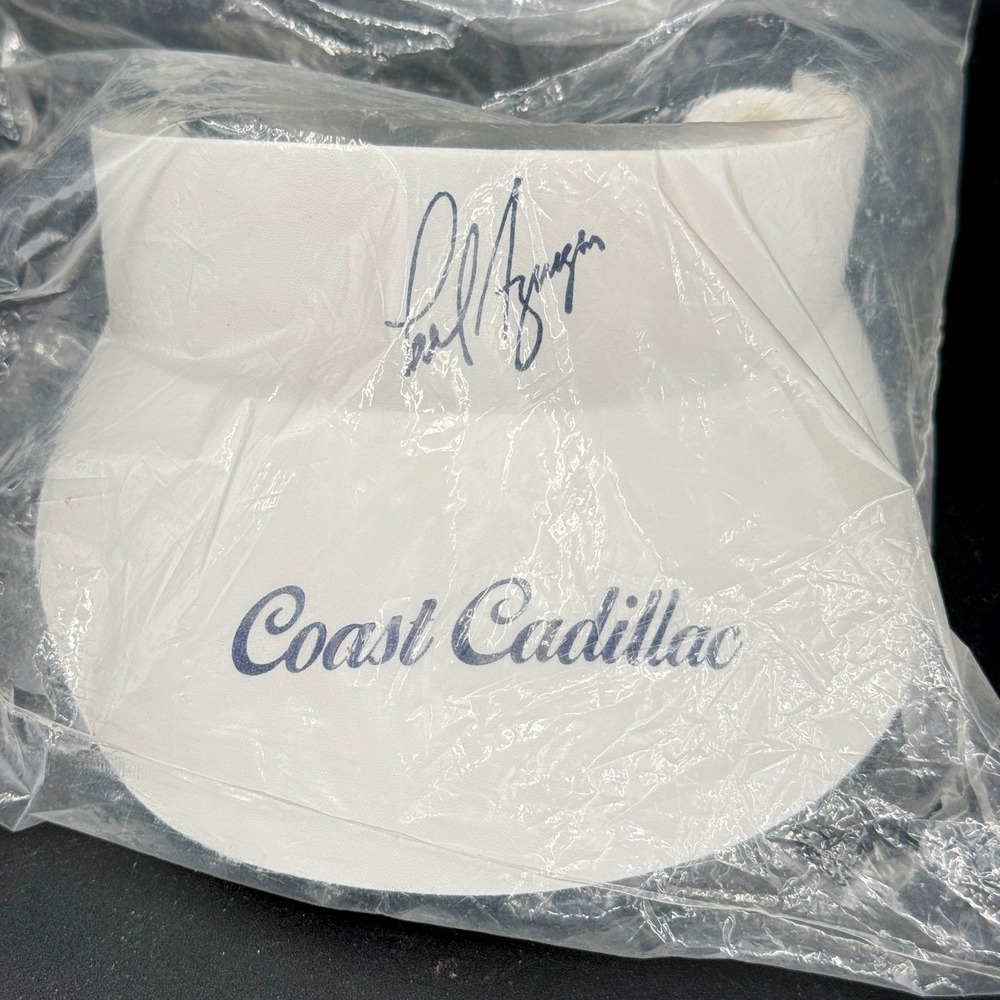 Paul Azinger Autographed Golf Visor Signed PGA Champion Coast Cadillac Vintage